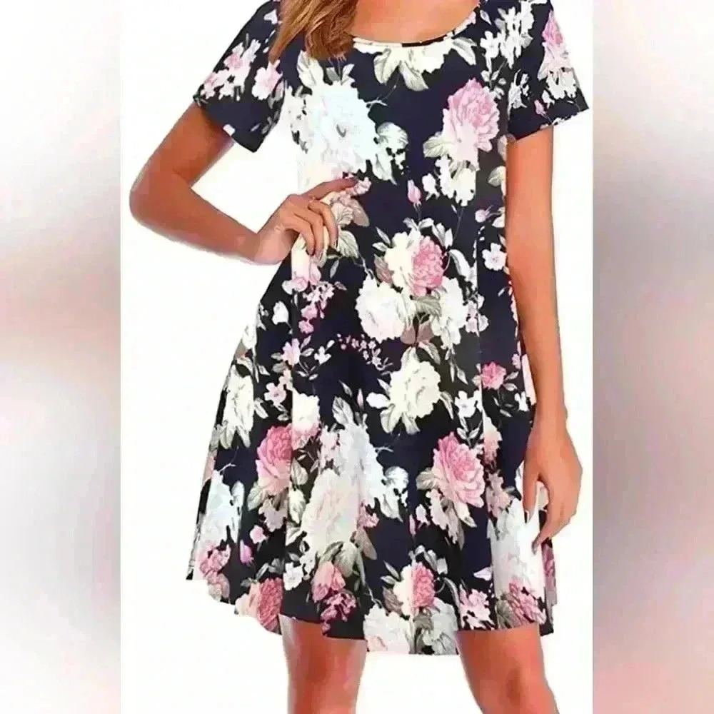 2/$30 Colorful Floral Cottagecore Coquettegirl Whimsy Belaroi dress‎ (#516)